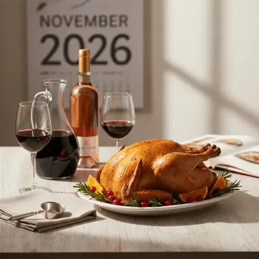 Editorial image for Best Wine with Turkey in 2026: A Sommelier's Expert Pairing Guide
