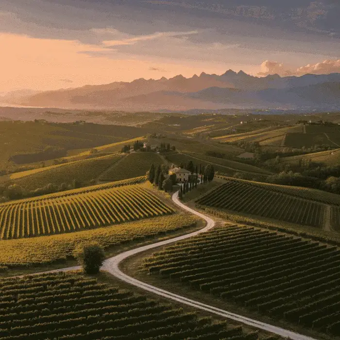 Vineyards in the Veneto region of Italy