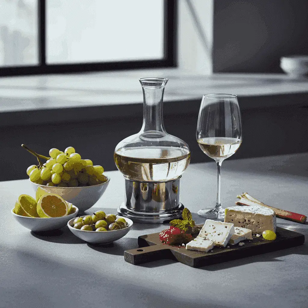 Food pairing with high acid wine