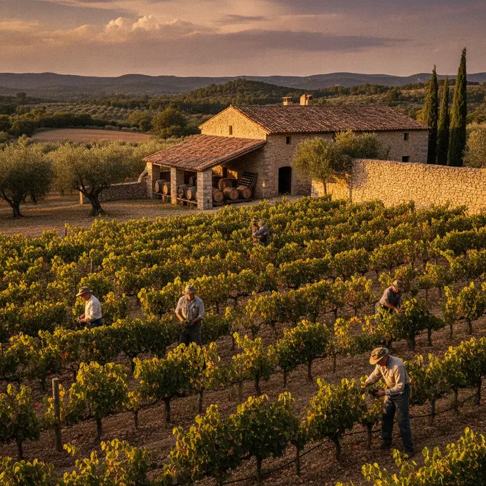French Foreign Legion vineyard in Puyloubier Provence