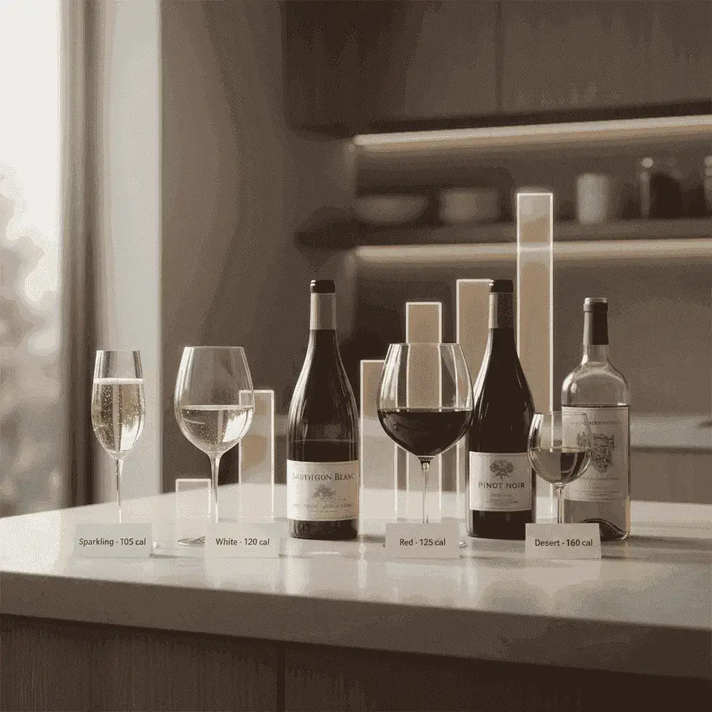 Calorías del Vino por Tipo en 2026: Tu Guía Esencial para Opciones Bajas en Calorías