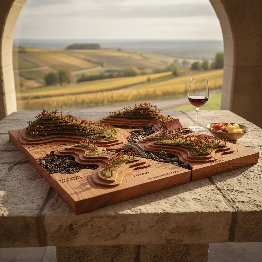 Map of Baden wine regions (Bereiche)