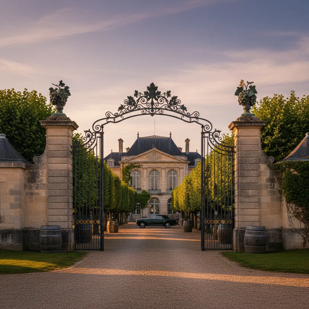Moët & Chandon winery entrance in Epernay, Champagne