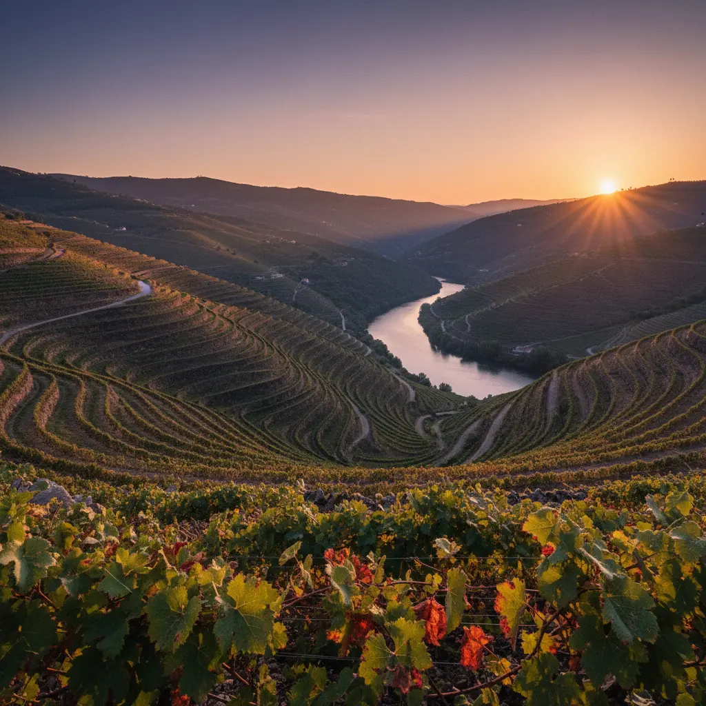 Terraced vineyards of the Douro Valley, Portugal