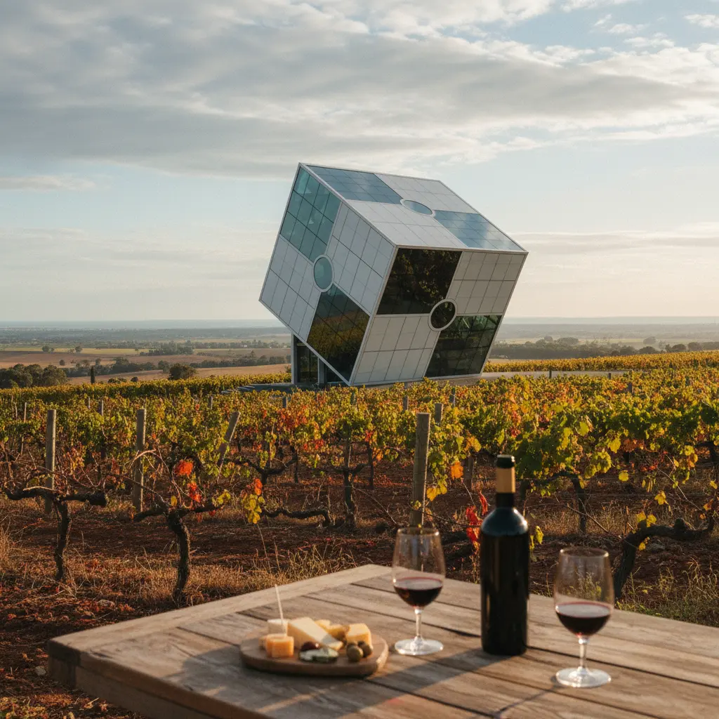The d'Arenberg Cube winery in McLaren Vale